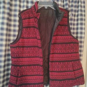 Womens reversible outdoor vest, medium